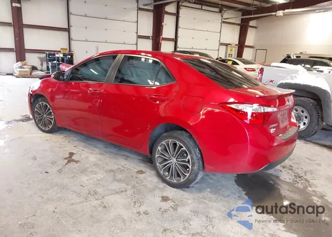 2016 Toyota Corolla S Plus z USA, uszkodzony, nr VIN 5YFBURHE3GP484246